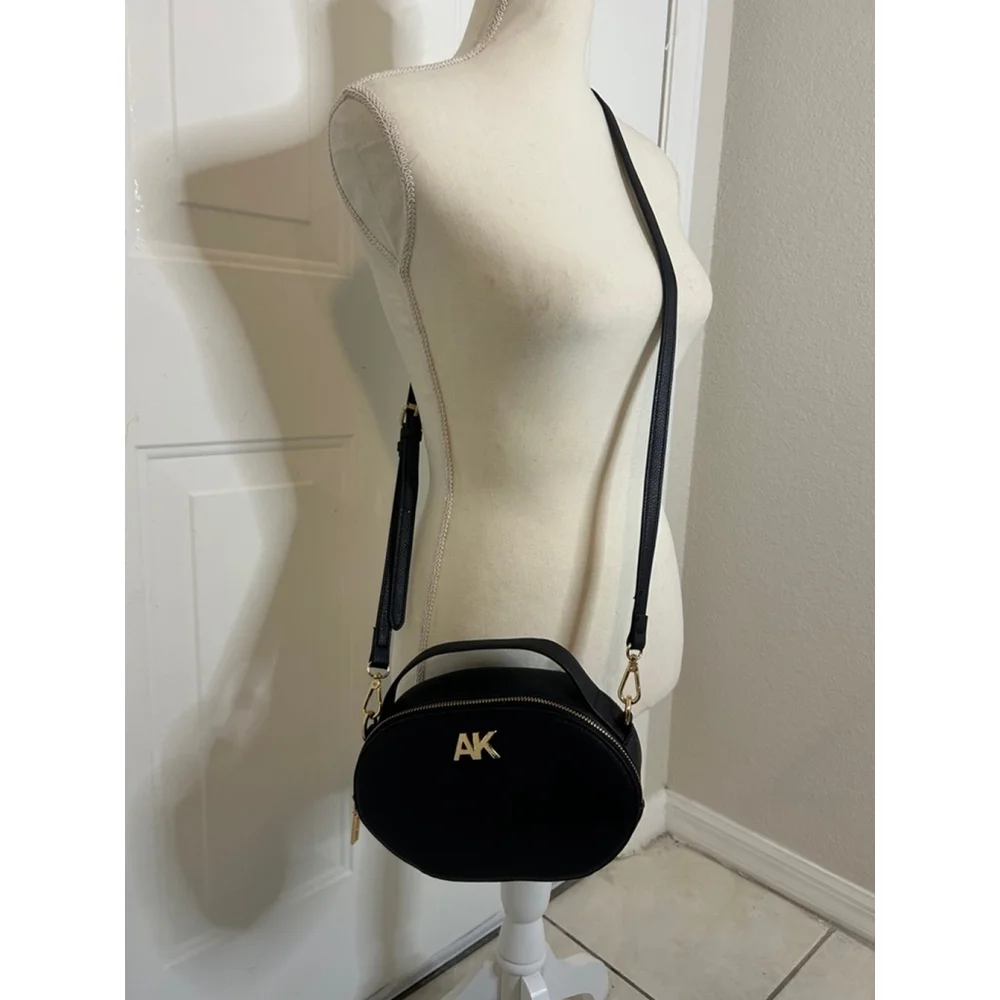 Anne Klein Mara Crossbody Handbag Black, Small